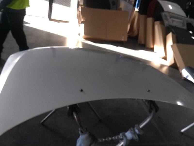 2009 Subaru Impreza OEM Silver Hood Panel - Good Condition, No Rust