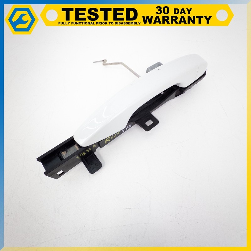 18-22 HONDA ACCORD REAR LEFT SIDE EXTERIOR DOOR HANDLE WHITE OEM