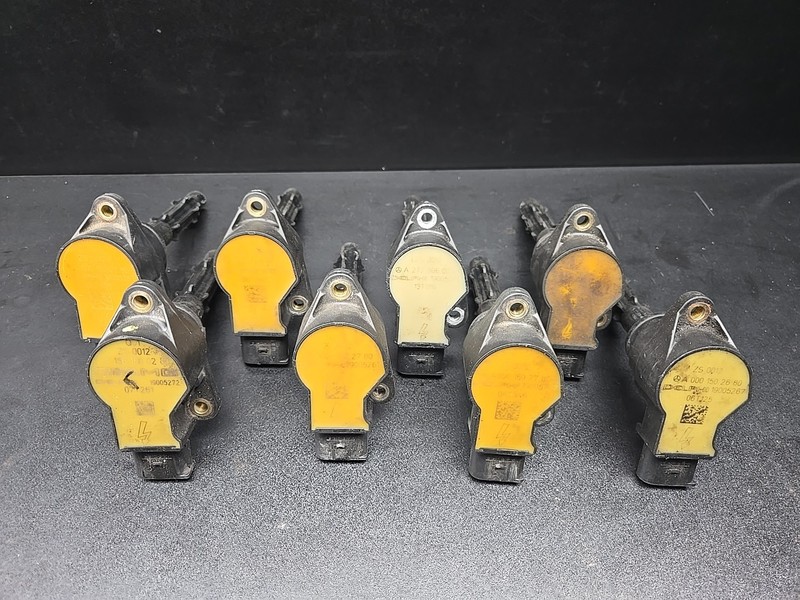 07-14 Mercedes W219 CLS550 S550 E550 Ignition Coil Coils Set of 8 0001502780 OEM