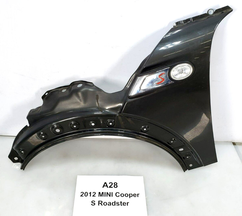 ✅ 07-15 OEM Mini Cooper R59 Roadster S Front Driver Side Fender Panel Trim Gray