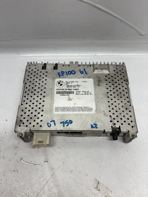 2007-2010 Fits BMW 335i E92 3.0 Coupe OEM HD Radio Tuner 9119362 Oem
