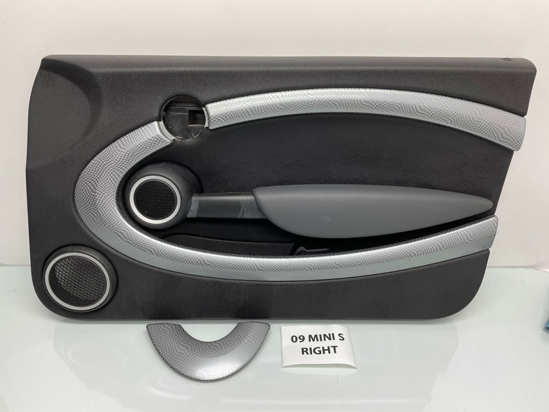 Mini Cooper R56 R55 R57 R58 R59 FRONT RIGHT PASSENGER DOOR PANEL TRIM Carbon OEM