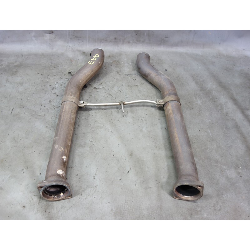 2003-2008 BMW E65 E66 760i N73 V12 Front Exhaust Down Pipe Flanges OEM