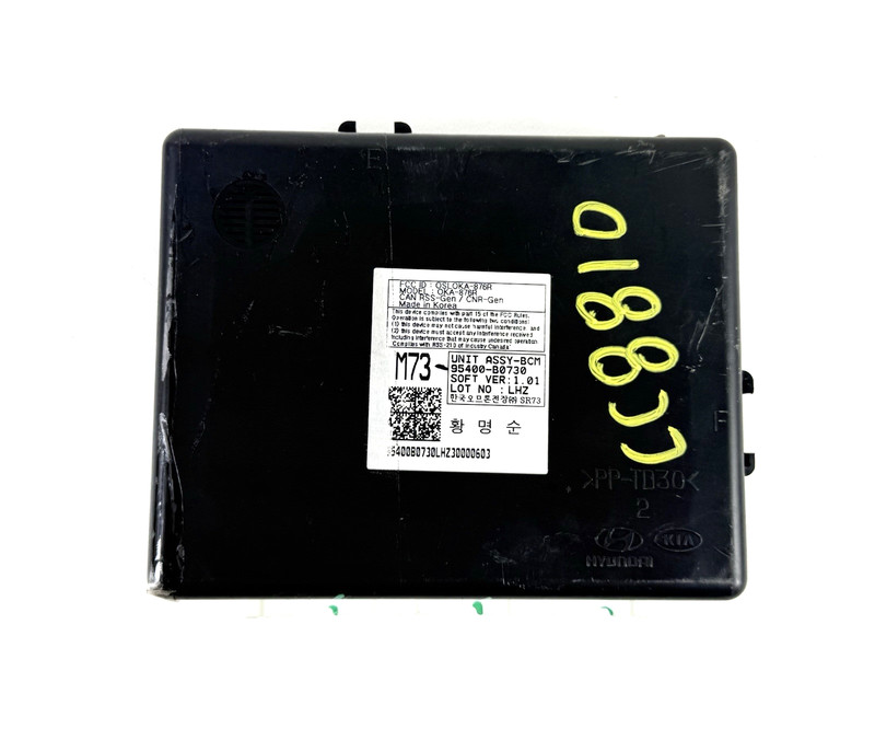 2017 Kia Forte Body Control Module BCM BCU Computer Unit OEM 95400-B0730