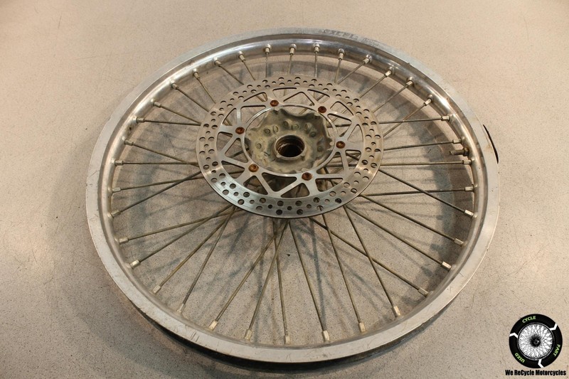 1999 Yamaha YZ125 FRONT WHEEL RIM W BRAKE ROTOR YZ 125 99