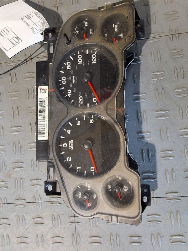 2013 Chevy Silverado 1500 Speedometer Cluster MPH US Market Transmission opt M30