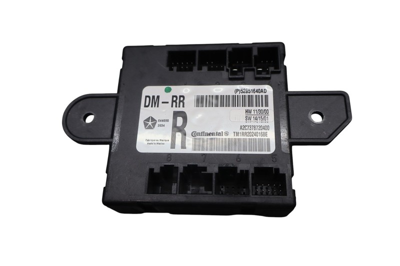 14-17 Maserati Ghibli Rear Right Passenger Side Door Control Module Unit Oem