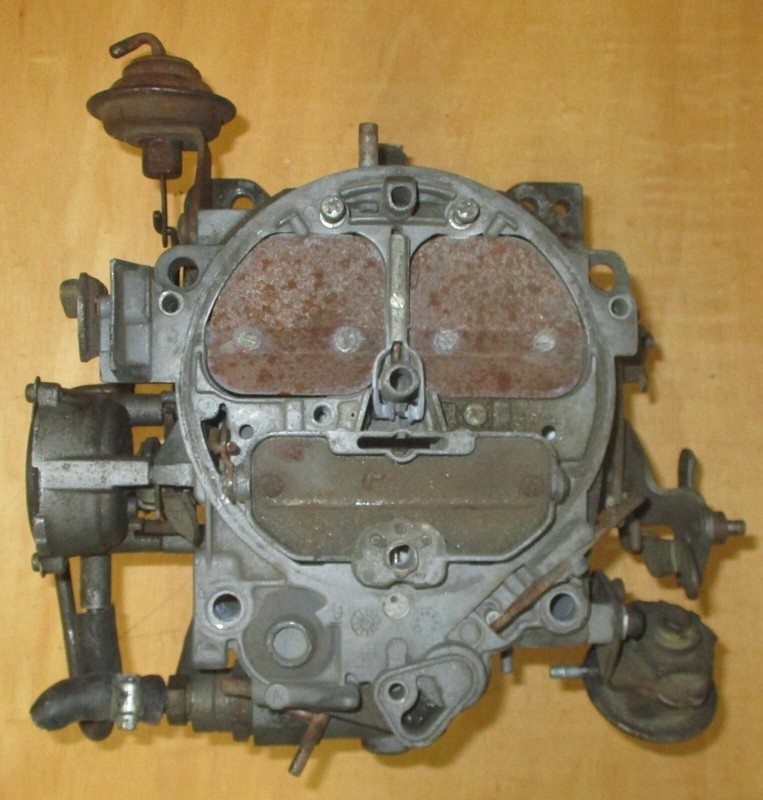 USED 4 BARREL ROCHESTER Q-JET CARBURETOR 17056208 1466 R4-M4MC 1975-77 CHEVY/GMC