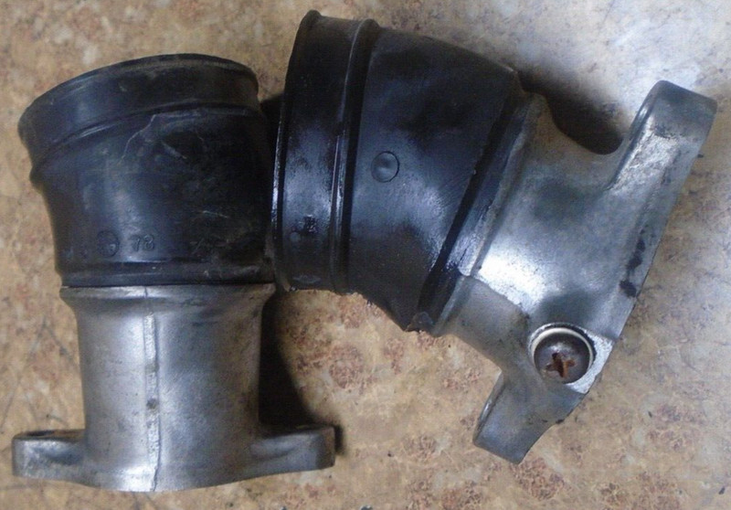 1981 Honda CX500 CX 500 C CX500C Custom Fuel Gas Intake Carburetor Boot Manifold