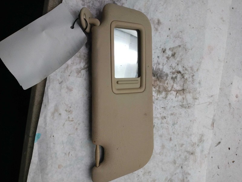 2016 Toyota Corolla White Sun Visor OEM Used 591314 4DR Sedan 130K Miles