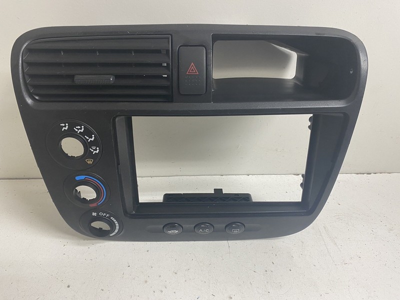 2001-2005 Honda Civic A/C Radio Stereo Climate Control Bezel Hood Trim Cover