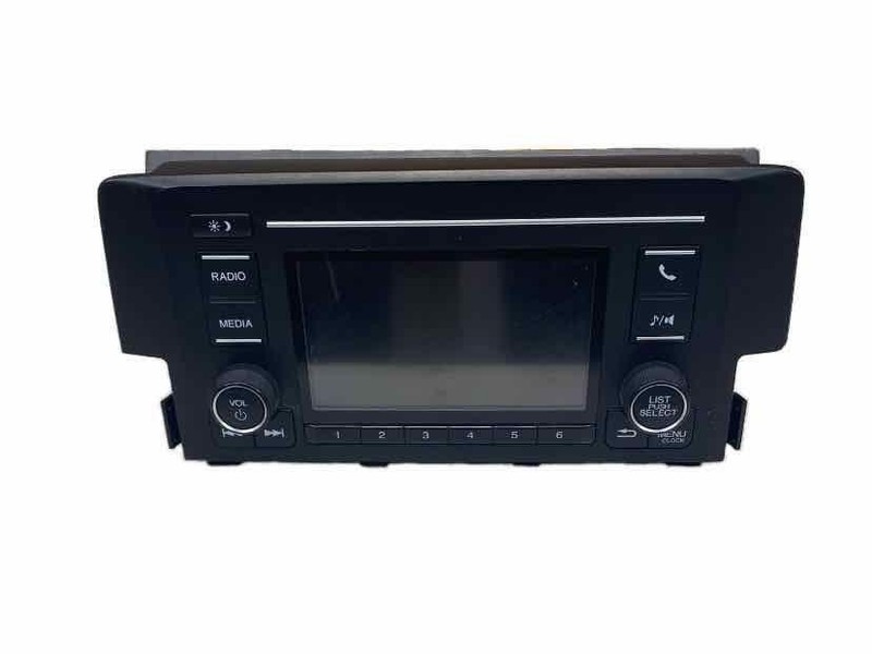 Honda Civic radio am fm 19 20 display screen & receiver assy OEM 39100TGGA81