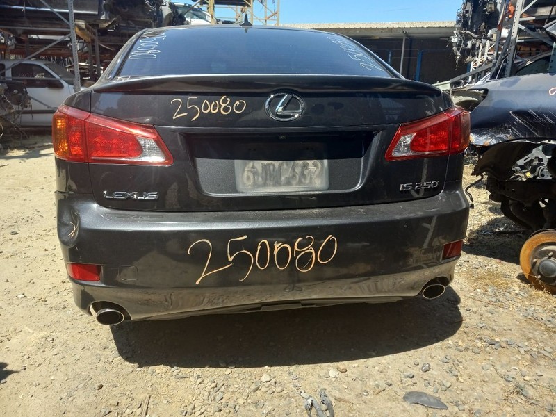 09-13 LEXUS IS250 REAR BUMPER WITHOUT PARK ASSIST GRY-1G0 SCRATCHED
