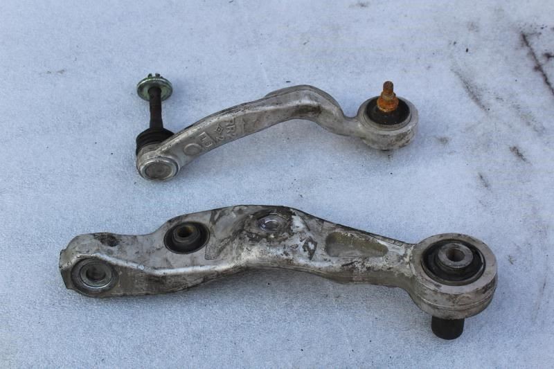 2007 LEXUS LS460 RIGHT PASSENGER SIDE FRONT UPPER CONTROL ARMS 2 PIECES