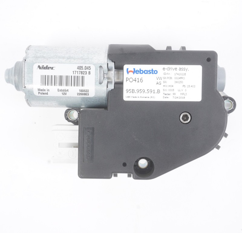 2015 - 2024 Porsche Macan Rear Panoramic Sunroof Glass Window Motor OEM