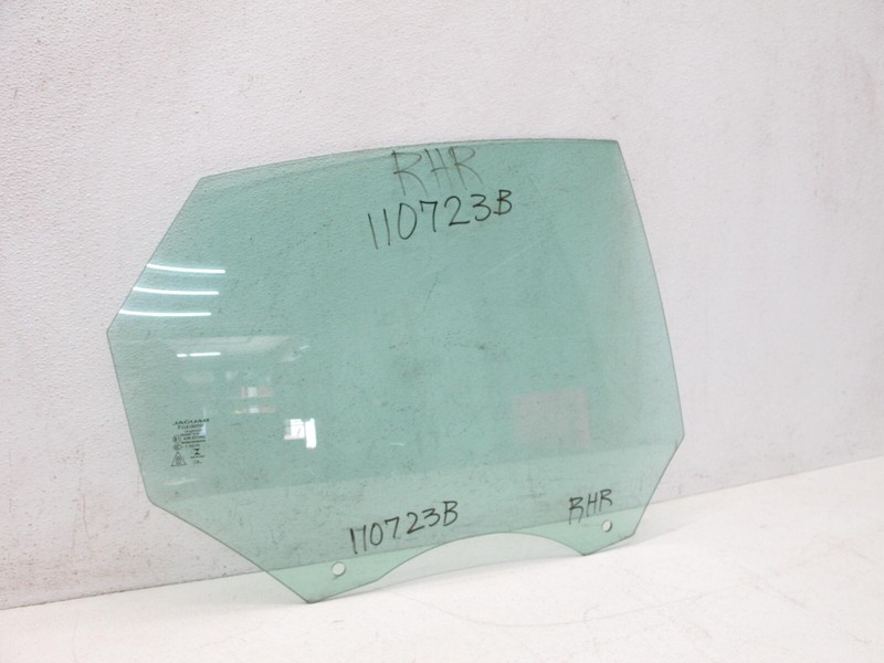 16-23 JAGUAR X260 XF XFR XFS SEDAN DOOR GLASS WINDOW REAR RIGHT OEM 110723B