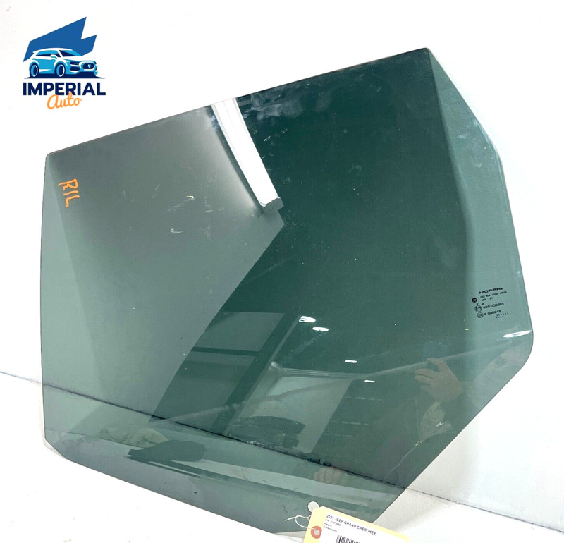 2021 JEEP GRAND CHEROKEE REAR LEFT DRIVER SIDE DOOR WINDOW GLASS OEM