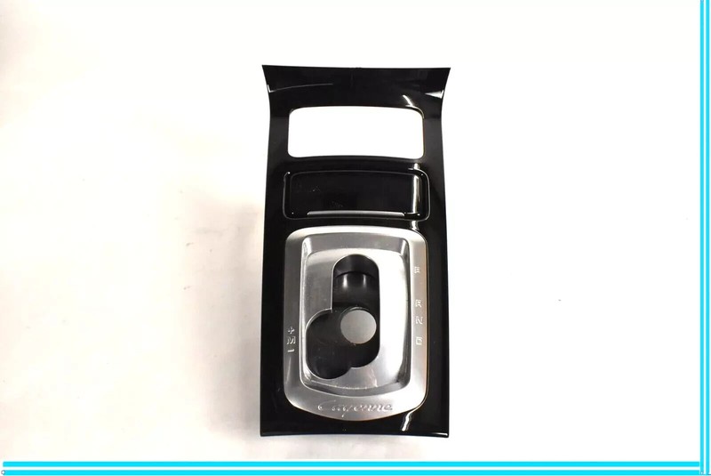 11-18 Porsche Cayenne 958 Hybrid S Center Console Shifter Trim Bezel Black OEM