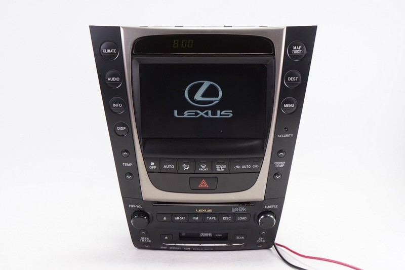 LEXUS GS350 GS430 Navigation Radio AM-FM CD Tuner Head Unit OEM 2007