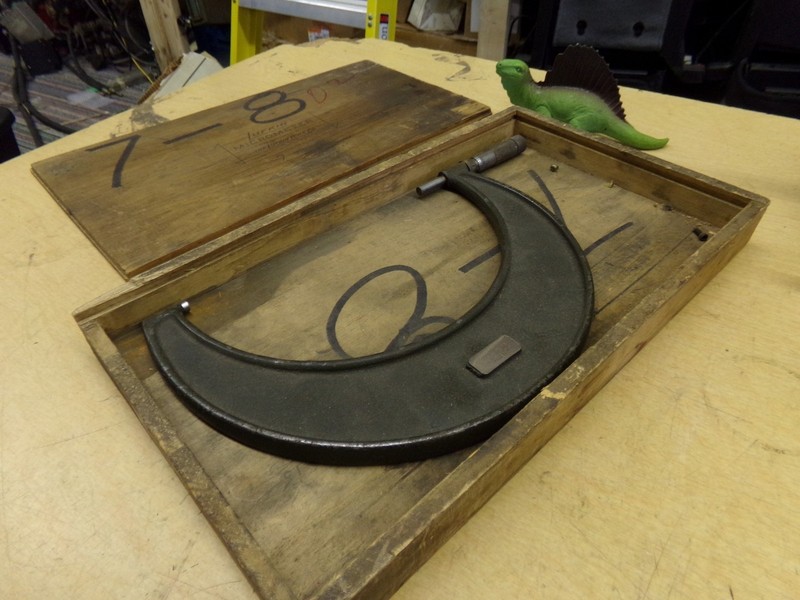 1928 Lufkin Micrometer 7"-8" Clamp *Free Shipping*