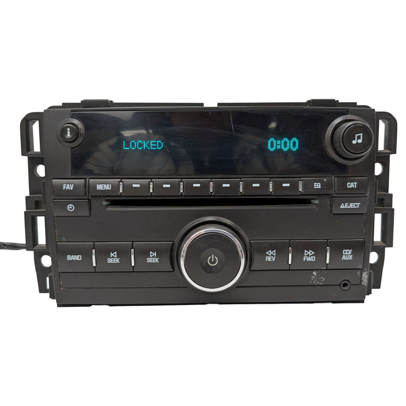 07-14 Silverado Electronic Audio Radio Stereo AM FM Receiver Head Unit MP3 OEM
