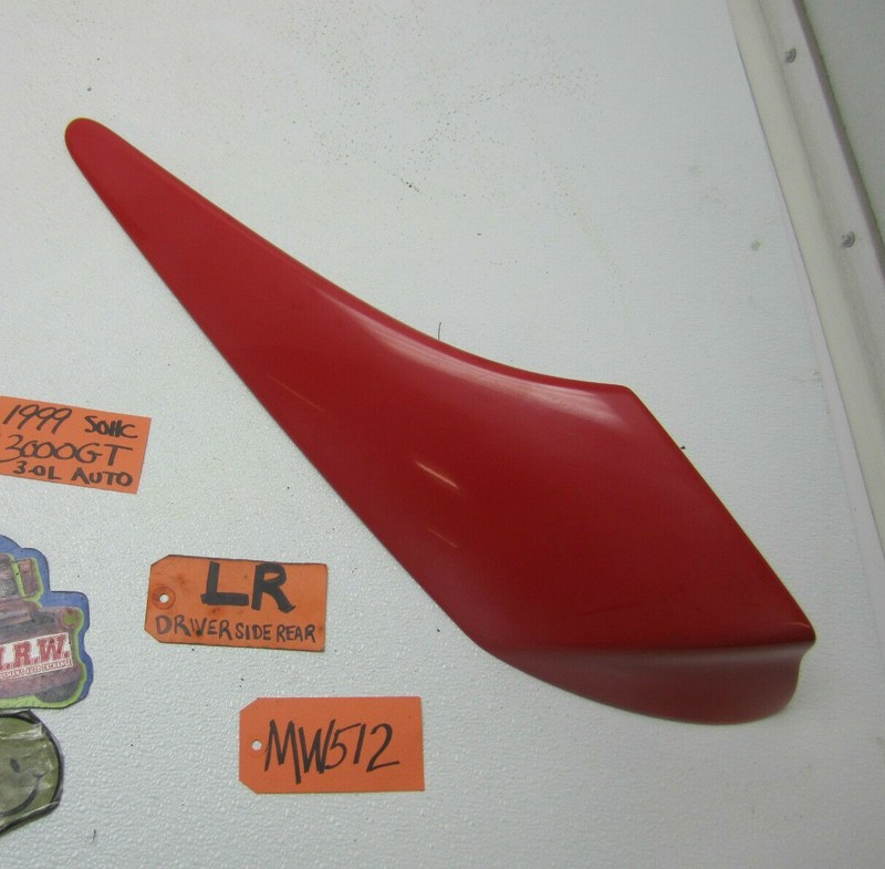 REAR SPOILER END BODY QUARTER PANEL TAILLIGHT FILLER RED LH fits 97 98 99 3000GT
