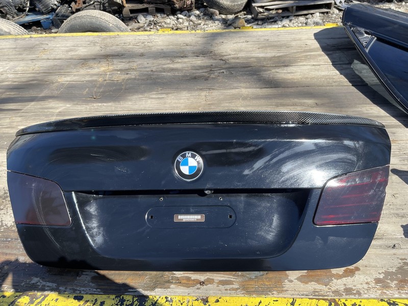 11-16 BMW 535I 550I Decklid Trunk Assembly Black Oem Tested