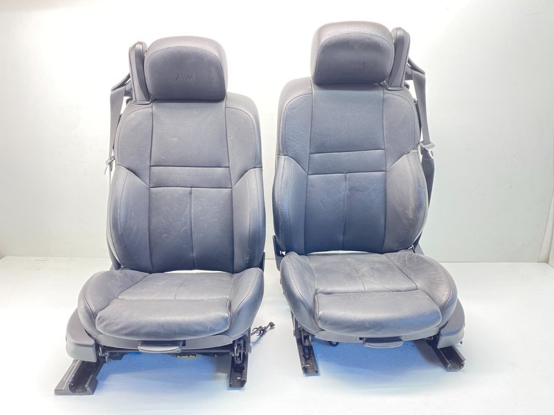 06-10 BMW E64 M6 Merino Black Leather Heated Front Left & Right Seat Set** OEM✅