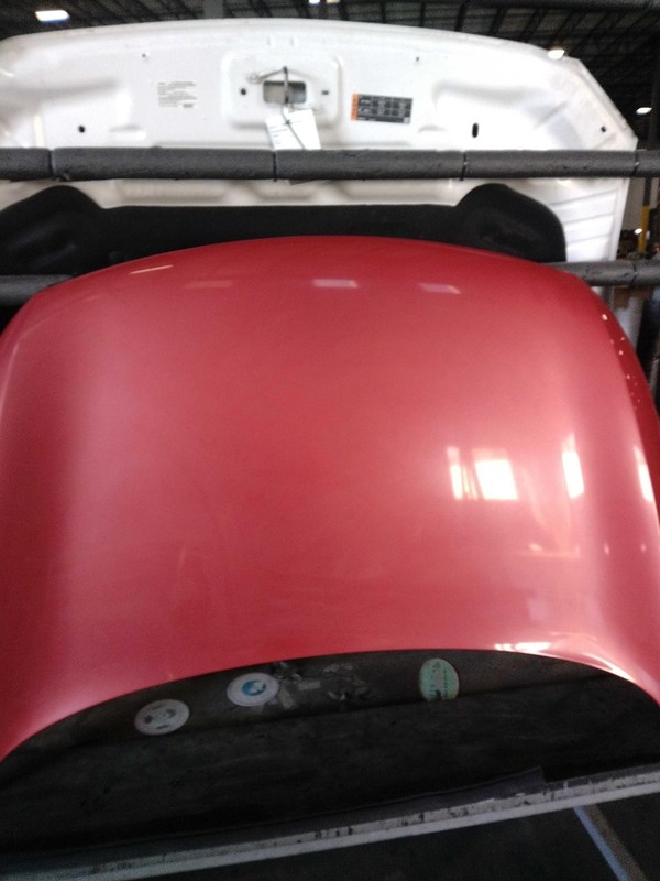 2015 KIA Sportage OEM Hood Panel RED Used with Light Scratches 664003W000