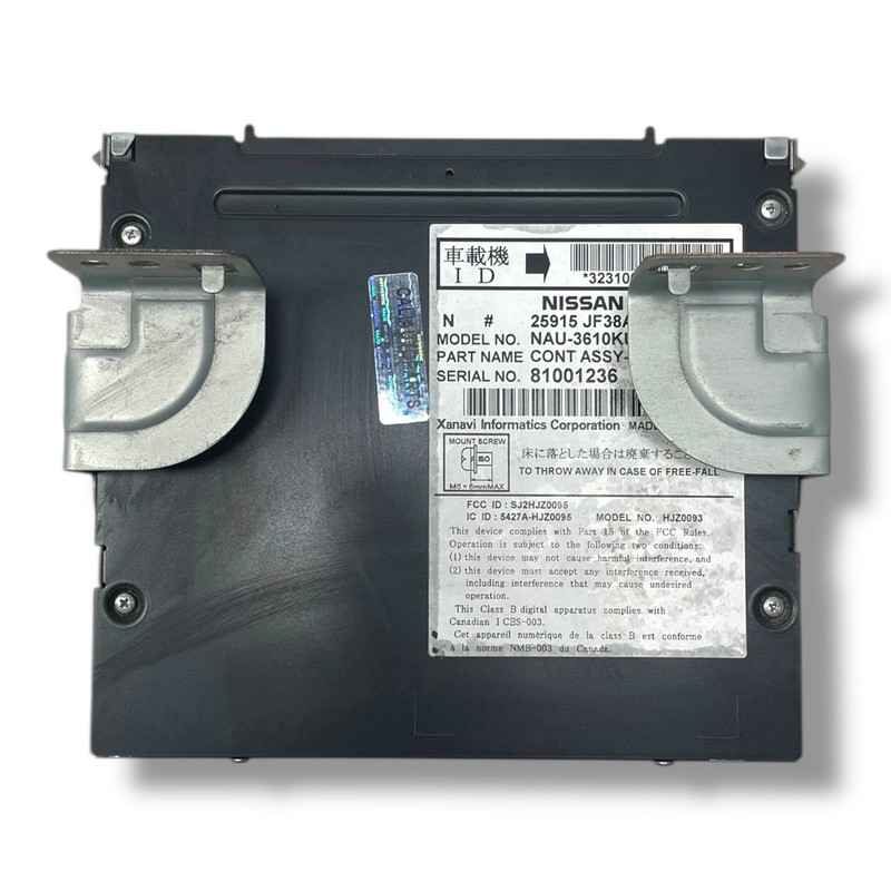 Nissan GT-R R35 3.8L 2009 2010 Navigation Control Module OEM 25915-JF38A