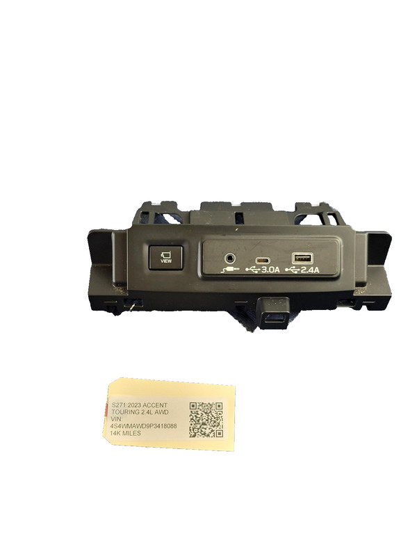 Used Oem SUBARU AUX Audio & USB Adapter 86257AN10A for 2023-2024 Ascent 2.4L AWD