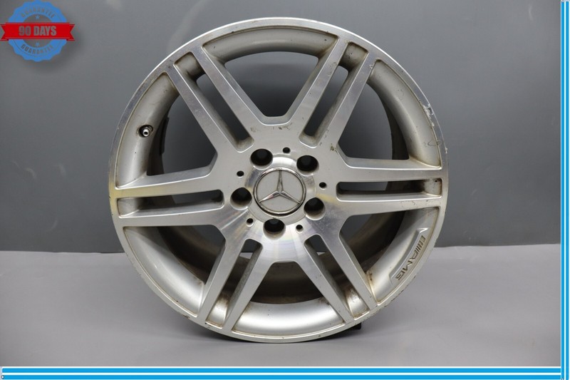 08-14 Mercedes W204 C250 8.5J x R17 17" Rear Wheel Rim Silver 2044014602 Oem