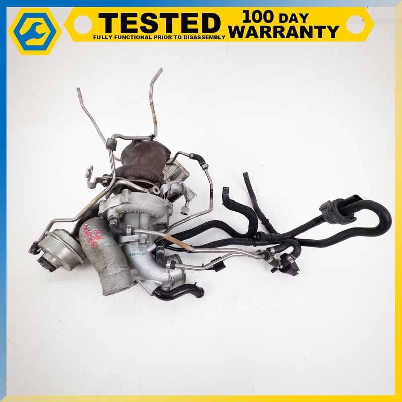03-13 BENTLEY CONTINENTAL GT FLYING SPUR 6.0L W12 RIGHT TURBOCHARGER EXHAUST OEM