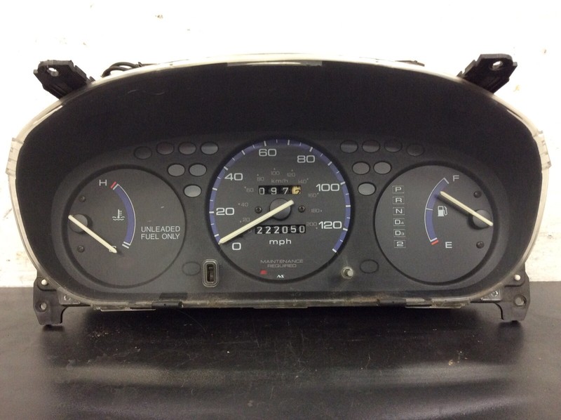 96-00 Civic DX AT Instrument Cluster Speedo Tacho Meter Gauges 222k Used OEM