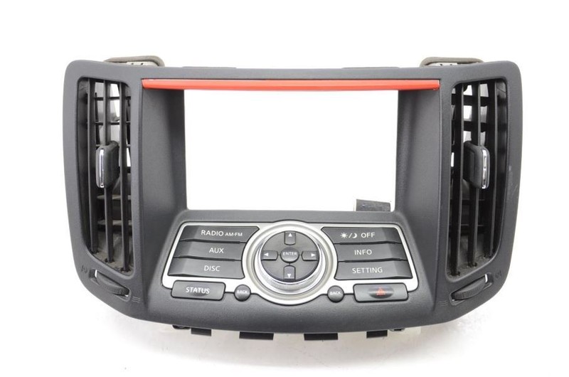 2010-2013 Infiniti G37 RWD Display Screen Control with Bezel 28395JK60D