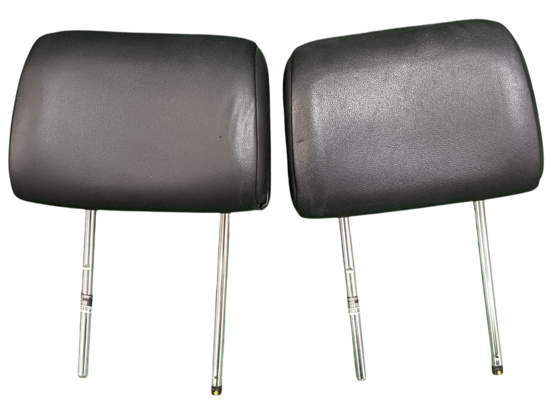 2009-2014 Hyundai Genesis Sedan Headrest Pair RH LH Front Leather Trim Black OEM