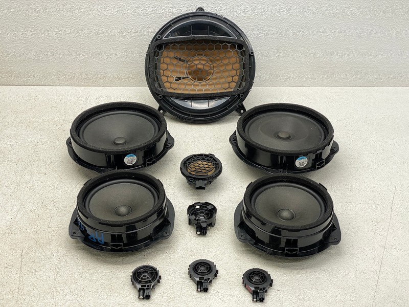 2015-2016 AUDI A3 AUDIO SOUND SUBWOOFER TWEETER SPEAKER SET OF 10 OEM LOT701