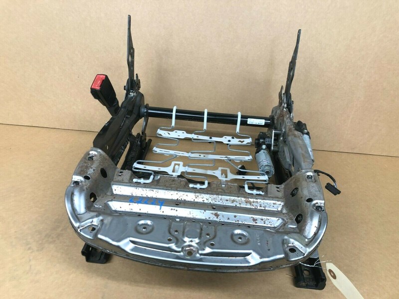 ⭐2012-2016 BMW 328I LEFT SEAT LOWER BOTTOM SEAT TRACK RAIL FRAME W/MOTOR LOT2224