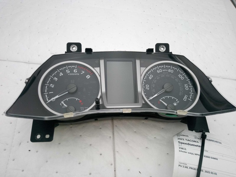 Toyota Tacoma 2021 Speedometer 8380004N63 1803