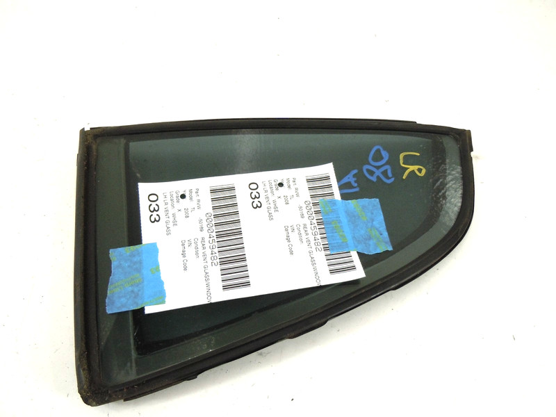 2007 2008 Acura TL Rear Door Window Glass Driver Left OEM