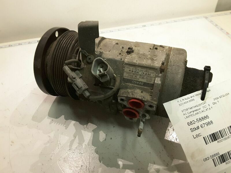 AC Compressor Fits 01-07 SEQUOIA 156367