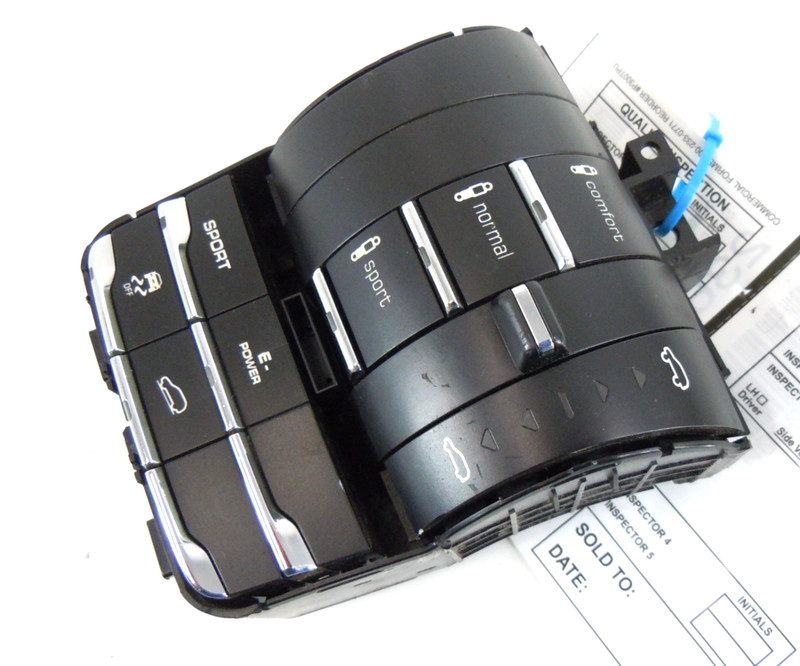 2011 11 Porsche Cayenne Hybrid Center Console Suspension Mode Control Switch OEM
