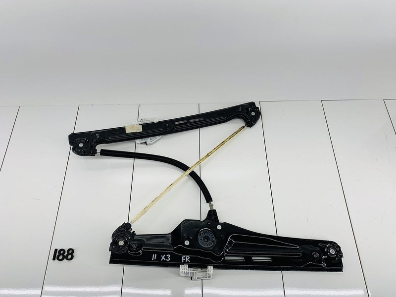 11-14 BMW X3 F25 FRONT RIGHT PASSENGER SIDE DOOR WINDOW REGULATOR OEM