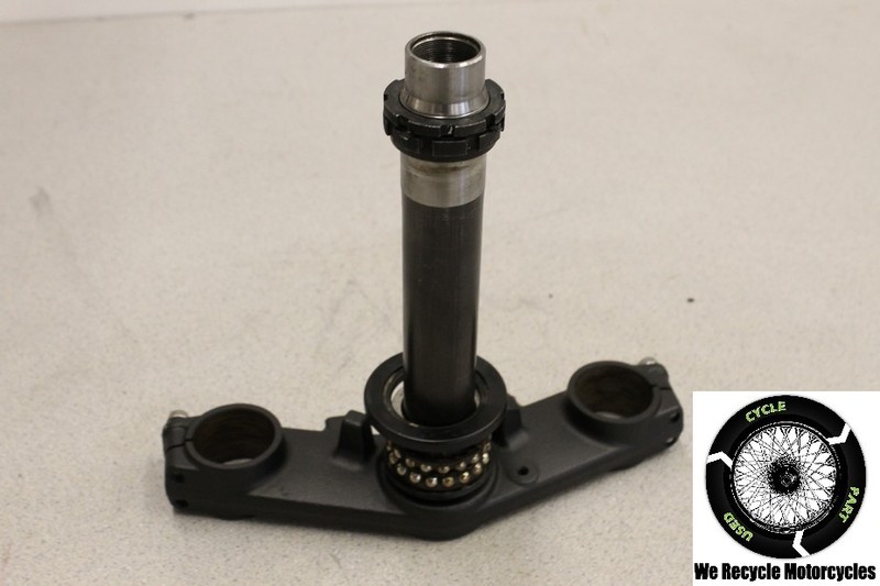 2008 KAWASAKI EX 650 NINJA FRONT LOWER TRIPLE TREE CLAMP STEERING STEM EX650 08