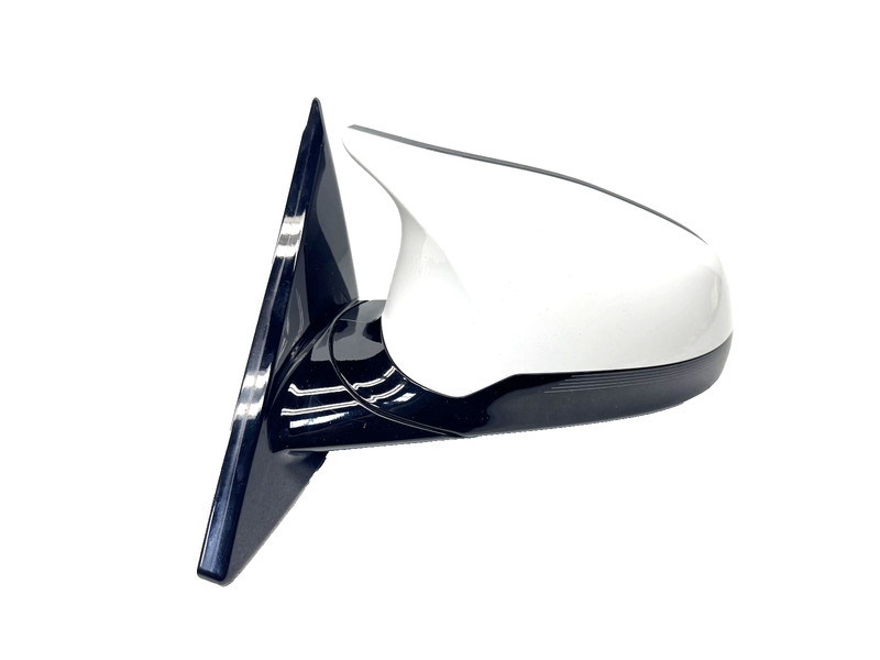 15 16 BMW M4 F82 COUPE LEFT SIDE MIRROR CAMERA & BLIND SPOT WHITE 300 #A0.54