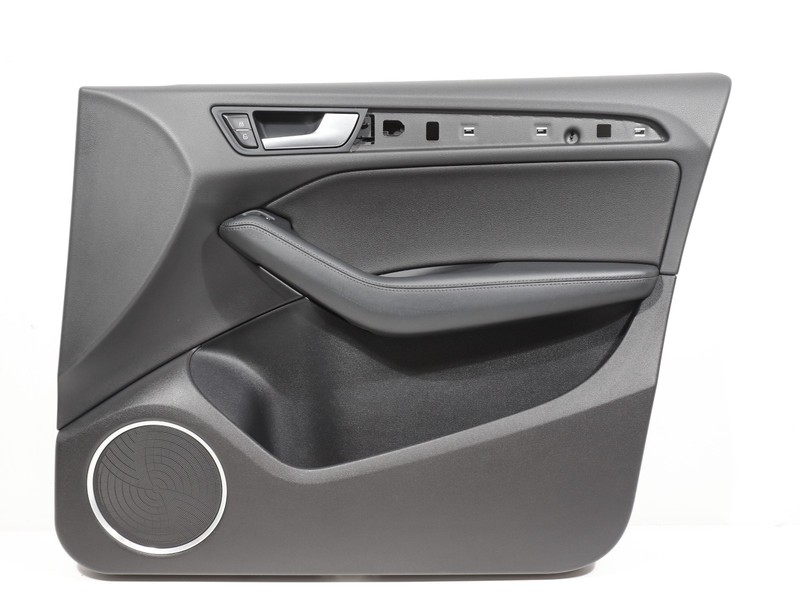 13-17 Audi Q5 SQ5 Front RIGHT Passenger Side Interior Door Panel Sabre Black OEM