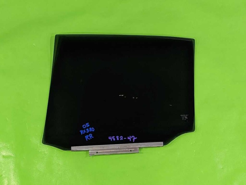 04 05 06 LEXUS RX330 PASSENGER RIGHT REAR WINDOW DOOR GLASS SOLAR OEM 4582-47