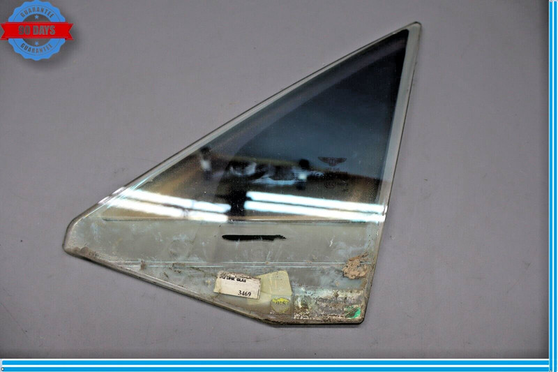06-12 Bentley Continental Flying Spur Front Left Side Door Window Vent Glass Oem
