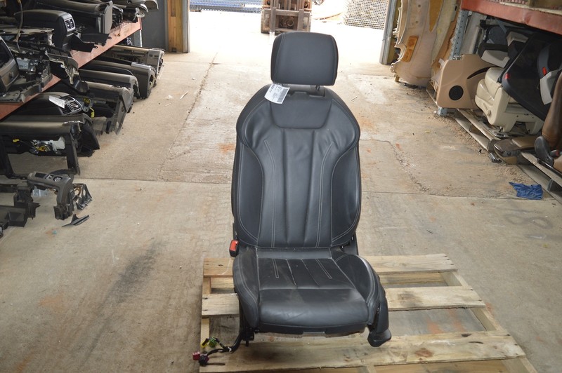 2018-2021 AUDI A5 FRONT LEFT DRIVER SIDE SEAT COMPLETE LEATHER BLACK OEM