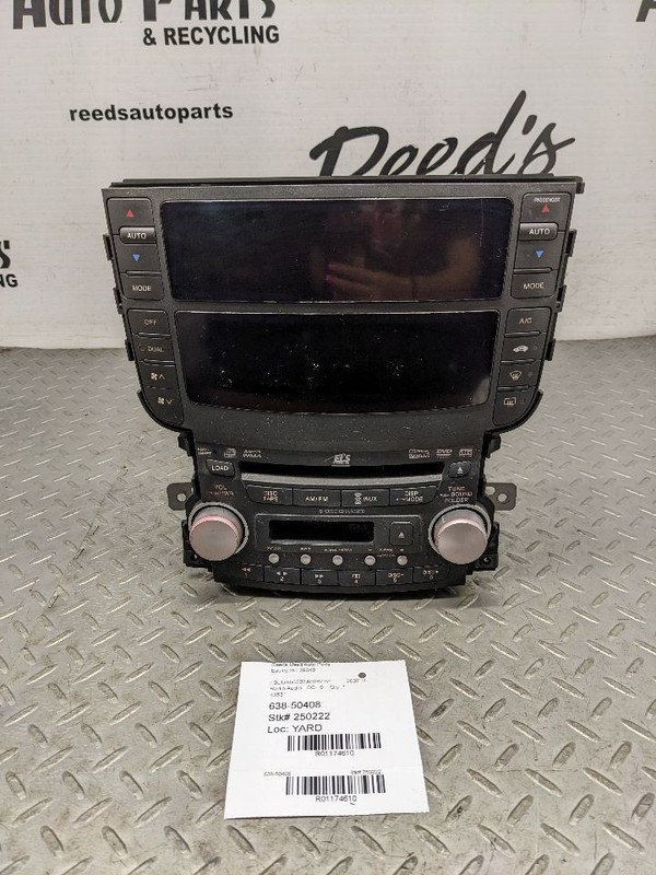 Audio Equipment Radio Am-fm-cassette-cd And DVD6 Fits 07-08 TL 1174610